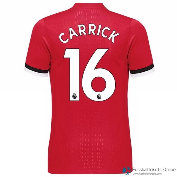 Manchester United Trikot Heim Carrick 2017-18 Fussballtrikots Günstig